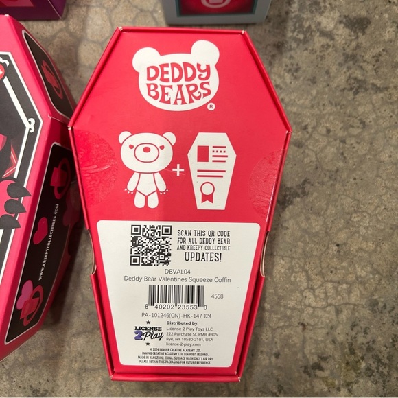 NEW SEALED SET 6 DEDDY BEARS 5" Coffin Plush Target Exclusive& Valentine Edition - Picture 9 of 14